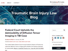 Tablet Screenshot of braininjurylawblog.com